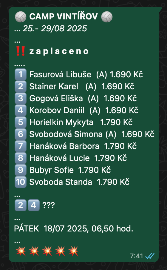 #Mají zaplaceno