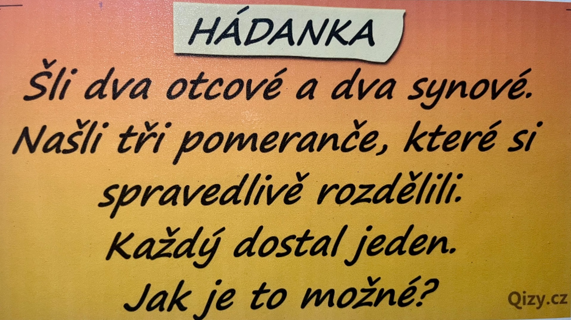 # Děda, syn, vnuk