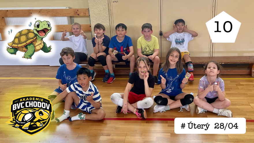 # Želvičky žonglovaly, přeskakovaly kozu...