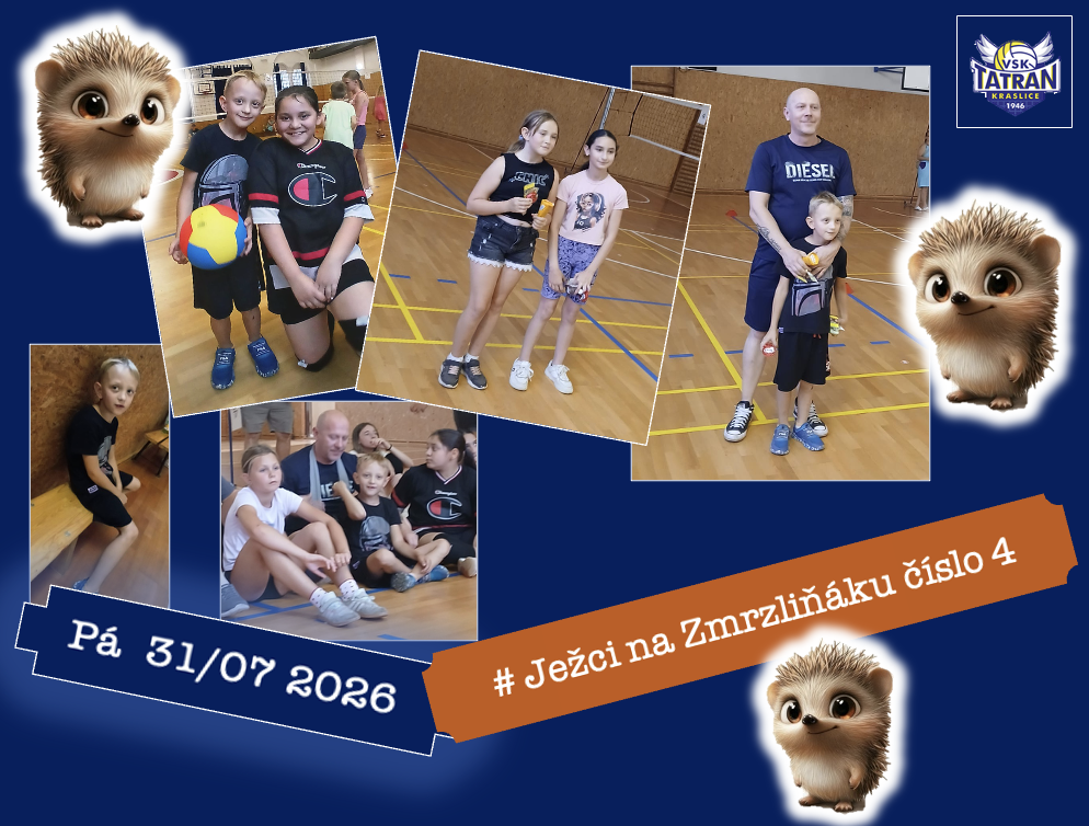 # Na Zmrzliňáku přibývají JEŽCI!